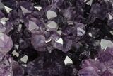Dark Purple, Amethyst Crystal Cluster - Uruguay #123792-2